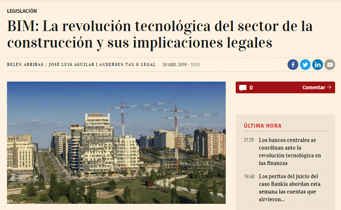 Implicaciones legales de la implantación del BIM